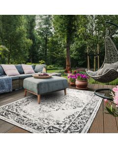 Tapis BC MEDAILLON REVERSIBLE noir