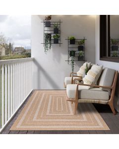 Tapis JUTE ART 5 beige, blanc 