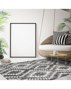 Tapis SANDRINE gris, noir, beige