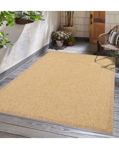 Tapis JUTE ART U jaune