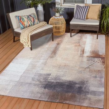 Tapis HOMA NATURAL  beige, marron, gris