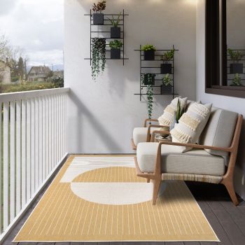 Tapis EX1 MONE REVERSIBLE jaune 