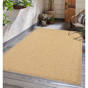 Tapis JUTE ART U jaune